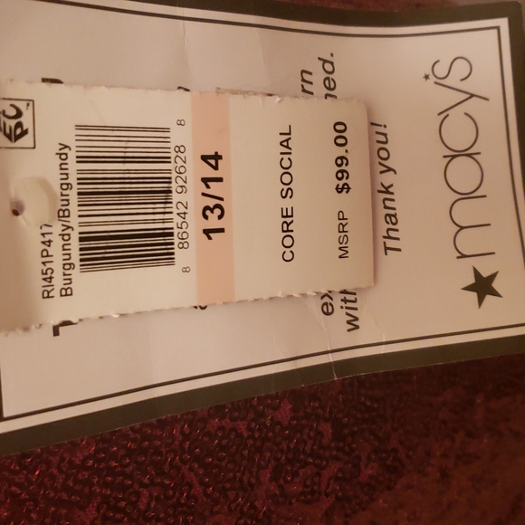 B.DARLIN Women's  Red Sequin Sleeveless Gown Dress. - Picture 6 of 7